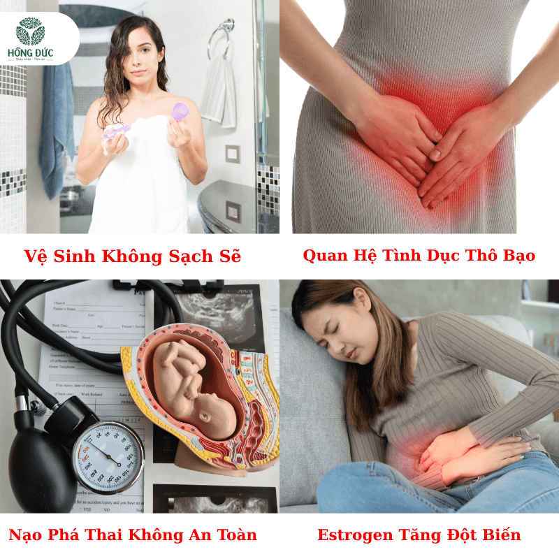 Những nguyên nhân gây ra Viêm Lộ Tuyến Cổ Tử Cung